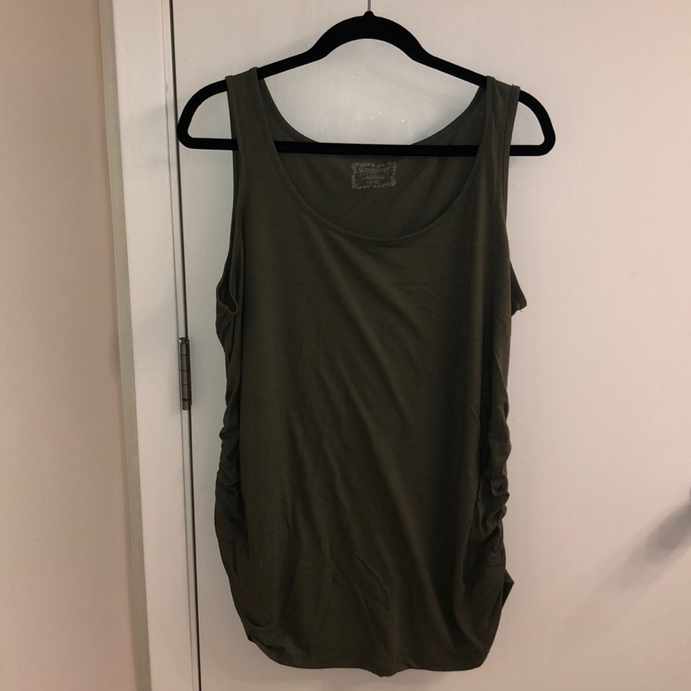 Plus size maternity tank top